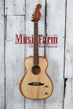 Load image into Gallery viewer, Fender Highway Series Parlor Acoustic Electric Guitar Natural w Deluxe Gig Bag