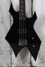 B.C. Rich Revenge Series Warlock Bass 4 String Electric Bass Guitar Onyx Finish