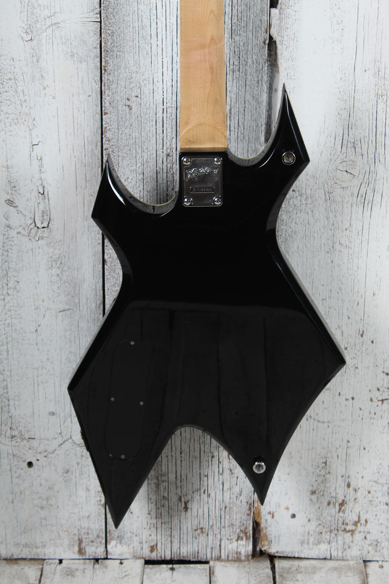 B.C. Rich Revenge Series Warlock Bass 4 String Electric Bass Guitar Onyx Finish