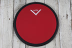 Vater Chop Builder VATCB12S Practice Pad 12 Inch Double Sided Practice Drum Pad Red