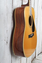 Yamaha Vintage 1980s FG-365SII Acoustic Electric Guitar with Hardshell Case