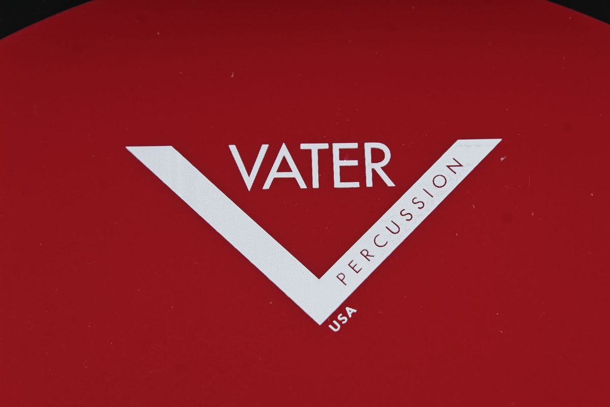 Vater Chop Builder VATCB12S Practice Pad 12 Inch Double Sided Practice Drum Pad Red