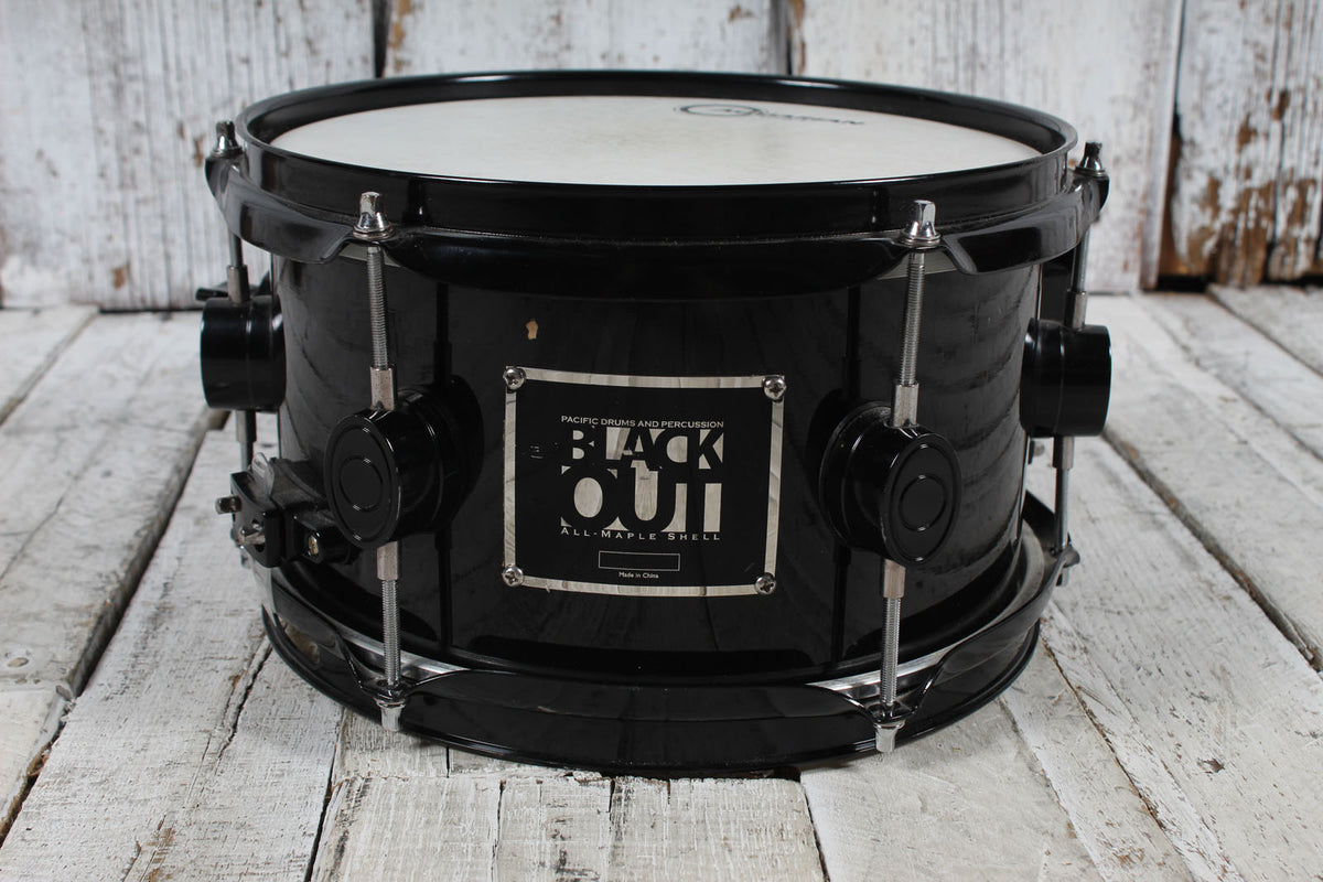 PDP Blackout All Maple Snare Drum 6 x 10 Maple Snare Drum