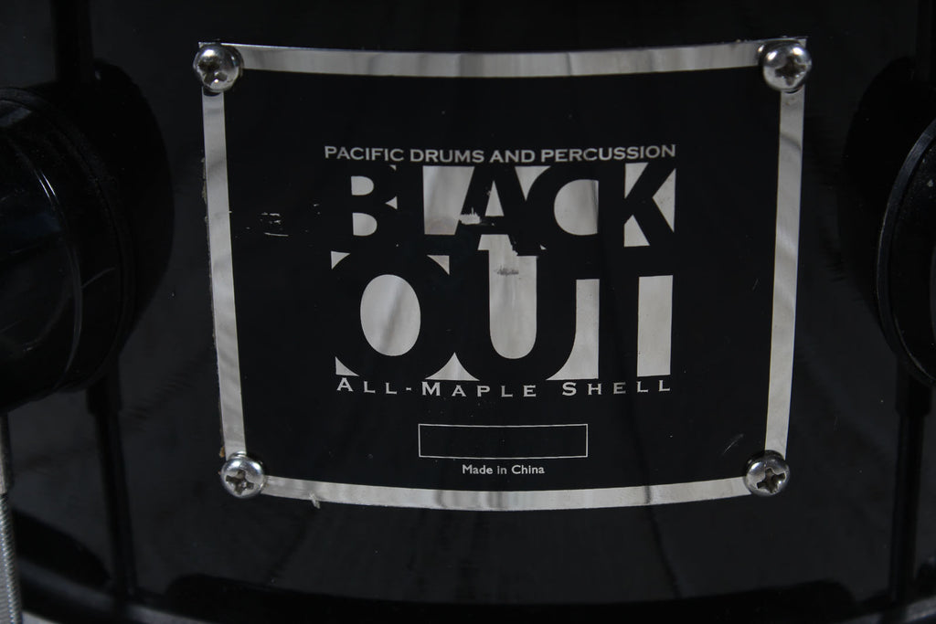 PDP Blackout All Maple Snare Drum 6 x 10 Maple Snare Drum