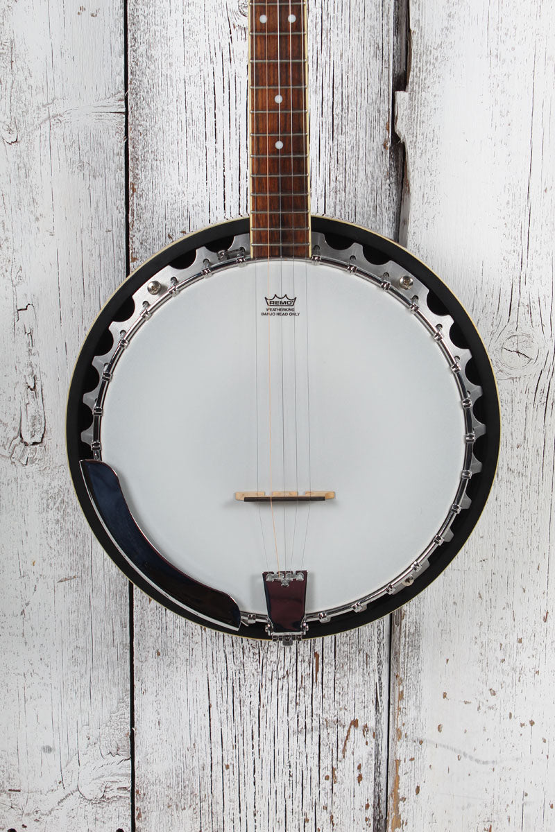 Washburn B9 Americana Series 5 String Resonator Back Banjo Gloss Sunburst