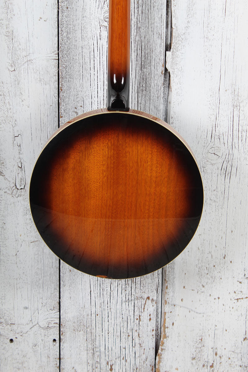 Washburn B9 Americana Series 5 String Resonator Back Banjo Gloss Sunburst