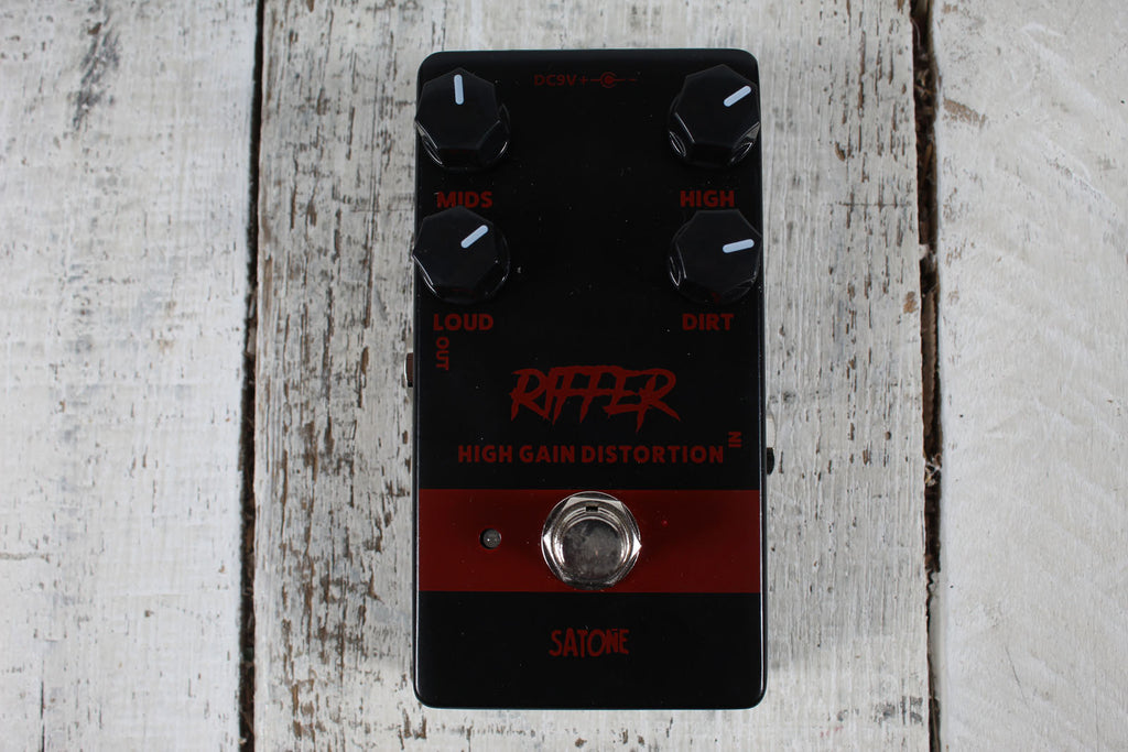 Satone S811 Riffer Distortion Pedal High Gain Distortion Electric Guitar Effects Pedal