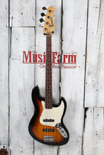 Load image into Gallery viewer, Huntington 4 String Jazz Bass Style Electric Bass Guitar Tobacco Sunburst