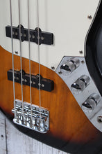 Load image into Gallery viewer, Huntington 4 String Jazz Bass Style Electric Bass Guitar Tobacco Sunburst