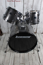 Ludwig BackBeat Drum Kit 5 Piece Drum Kit with Hardware and Cymbals