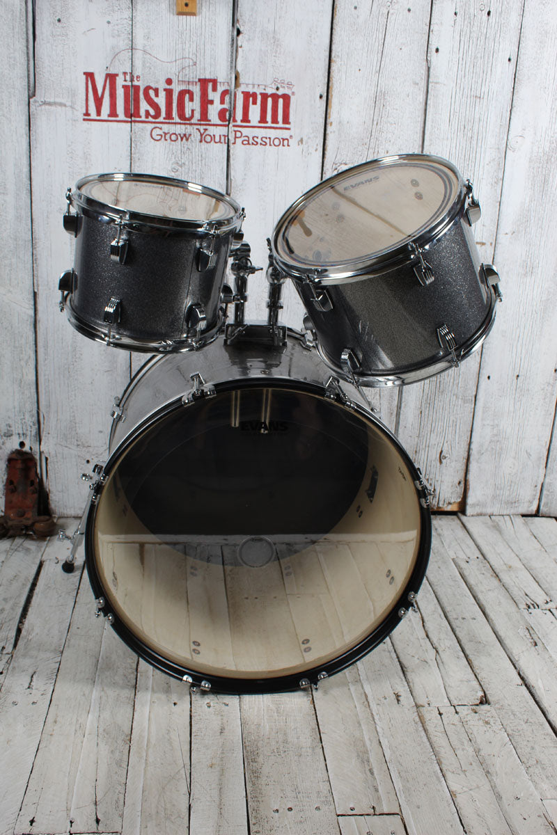 Ludwig BackBeat Drum Kit 5 Piece Drum Kit with Hardware and Cymbals