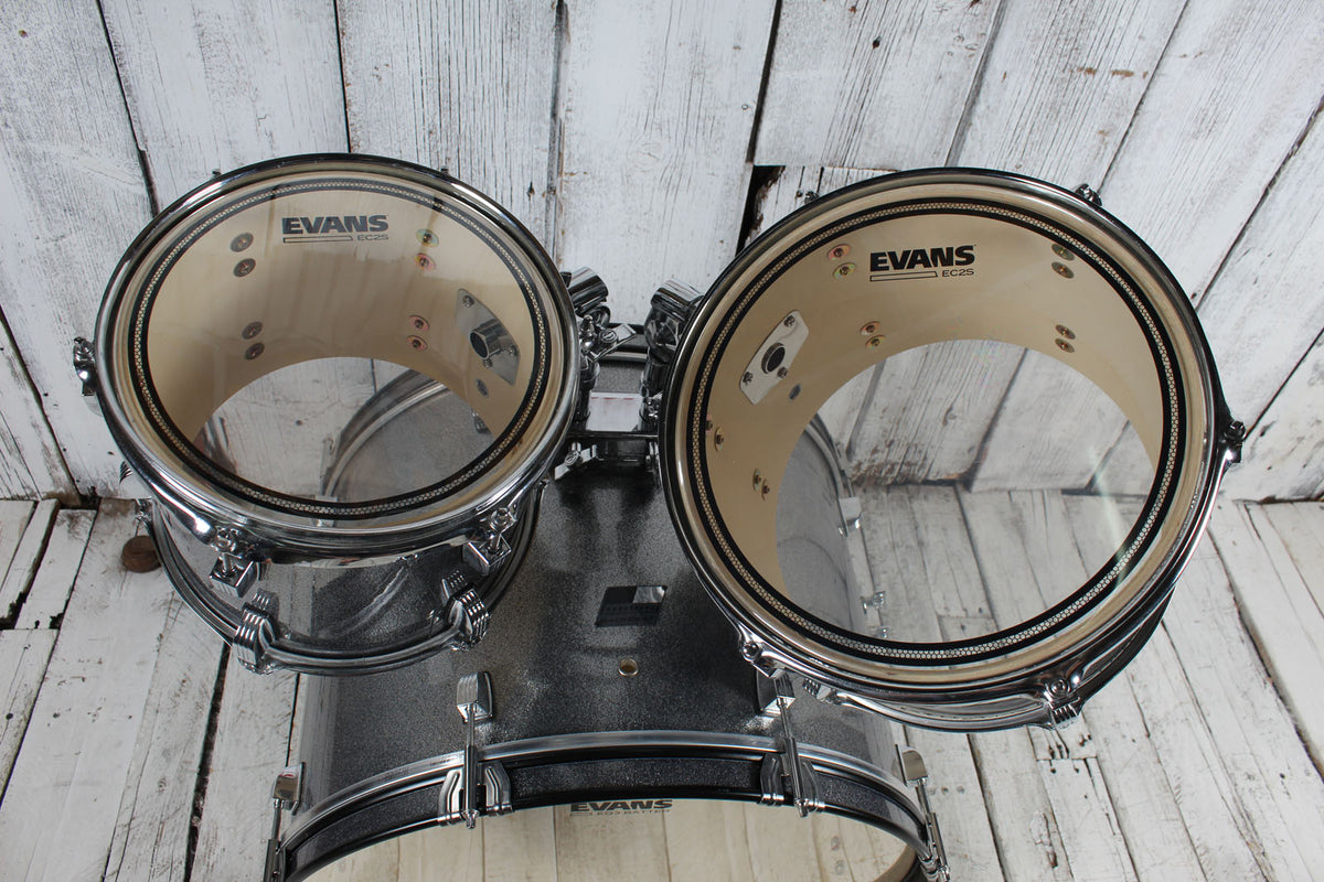 Ludwig BackBeat Drum Kit 5 Piece Drum Kit with Hardware and Cymbals