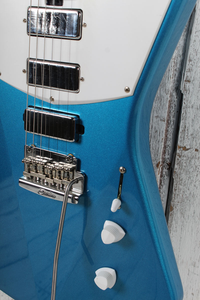 Sterling by Music Man St Vincent STV60 Electric Guitar Vincent Blue Finish