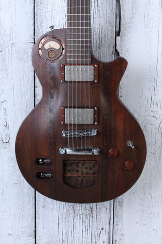 CMG Chris Mitchell USA Custom Ashlee Steampunk Electric Guitar with Gig Bag