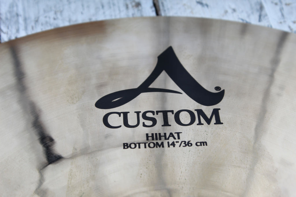 Zildjian A Custom 14 Inch Hi Hat Drum Cymbals Pair A20511