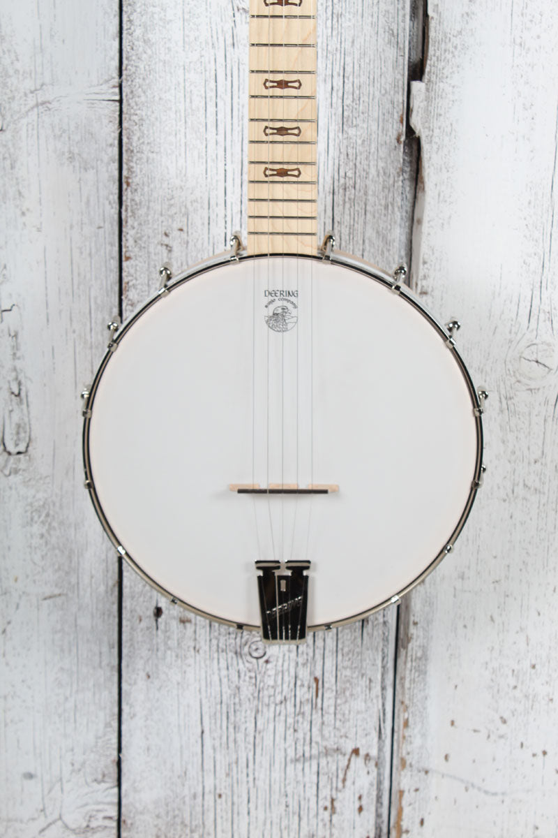 Deering Goodtime 5 String Open Back Banjo3 Ply Maple Rim with Gig Bag