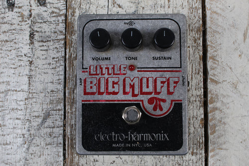 Electro Harmonix Little Big Muff Pi Distortion Electric Guitar Effects Pedal