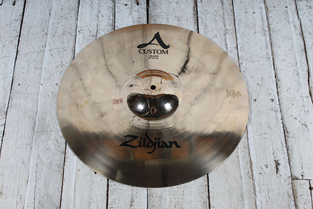 Zildjian 18 Inch A Custom Crash Drum Cymbal 18" Crash Drum Cymbal A20516
