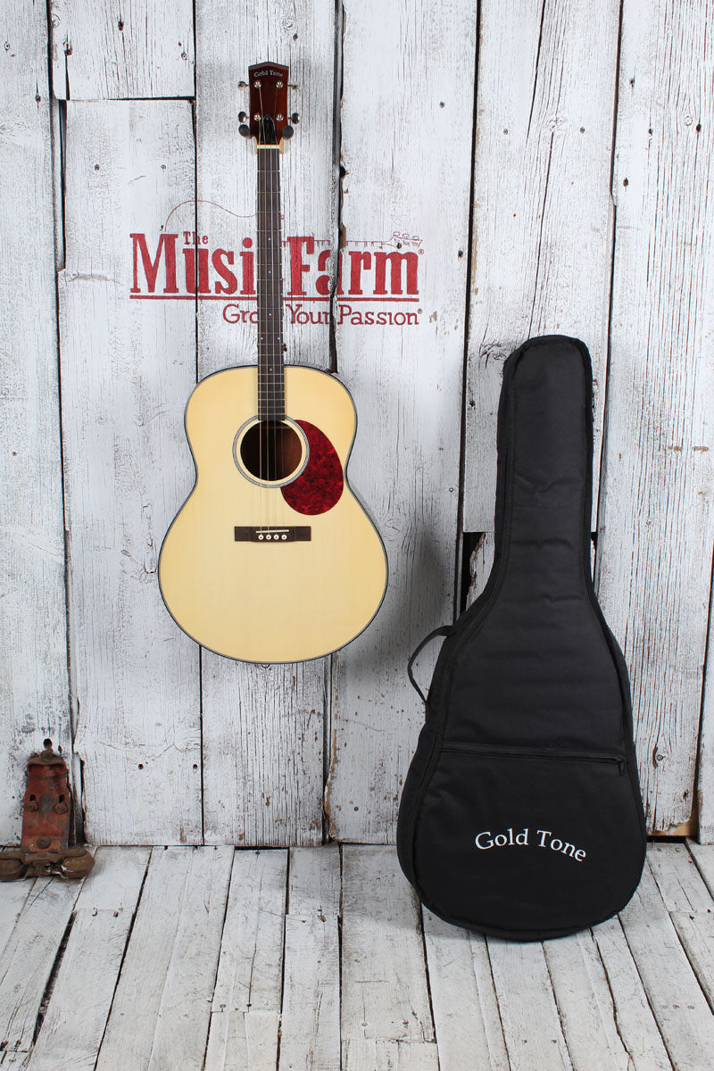 Gold Tone TG-10 Tenor Acoustic Guitar 4 String Tenor Acoustic Guitar w Gig Bag