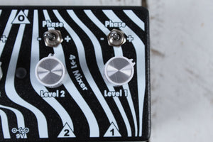 EarthQuaker Four to One Mixer Pedal Mixer Guitar Pedal with 4 Level Controls