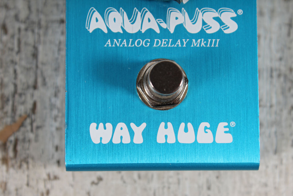 Way Huge Smalls Aqua Puss Analog Delay Pedal Electric Guitar Delay Effects Pedal