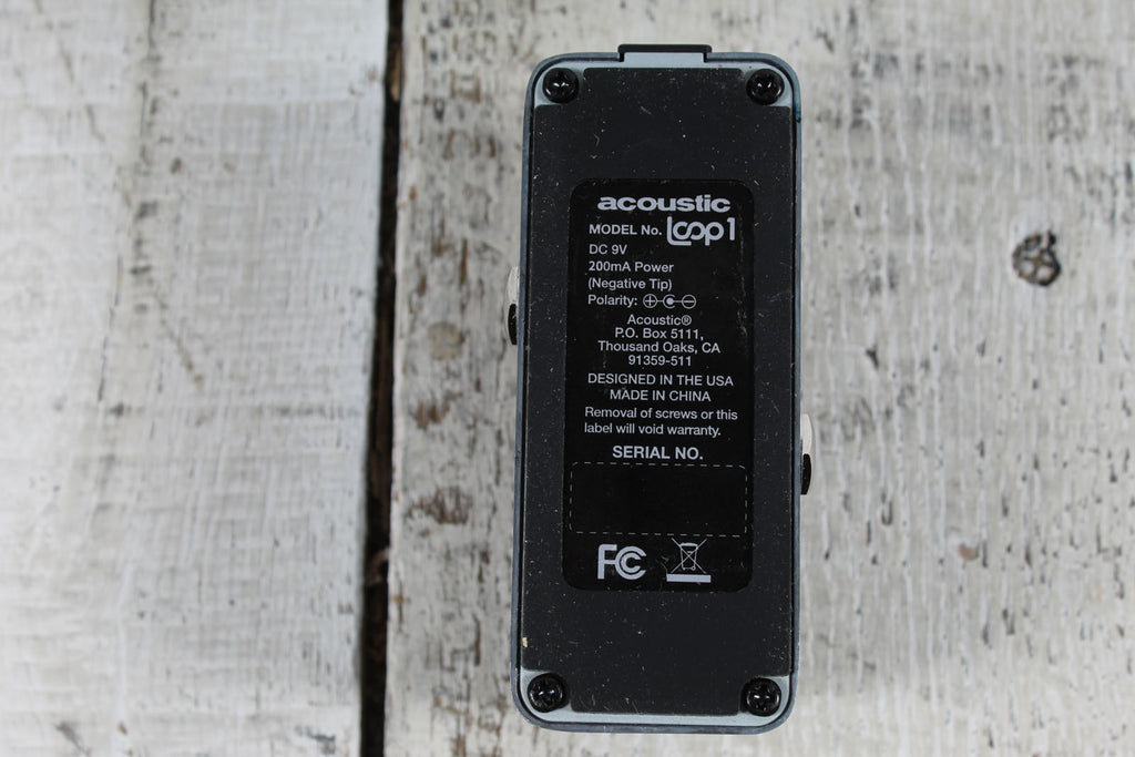 Acoustic Loop1 Looper Pedal Guitar Loop Effects Pedal