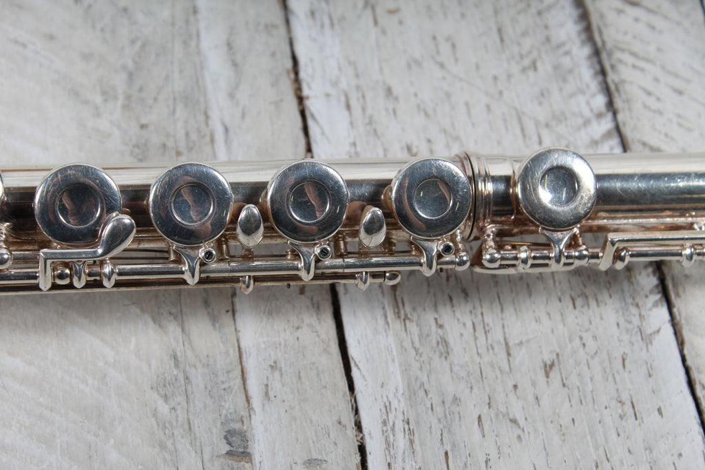 Gemeinhardt 2SP Silver Plated Student Flute Made in the USA with Hardshell Case
