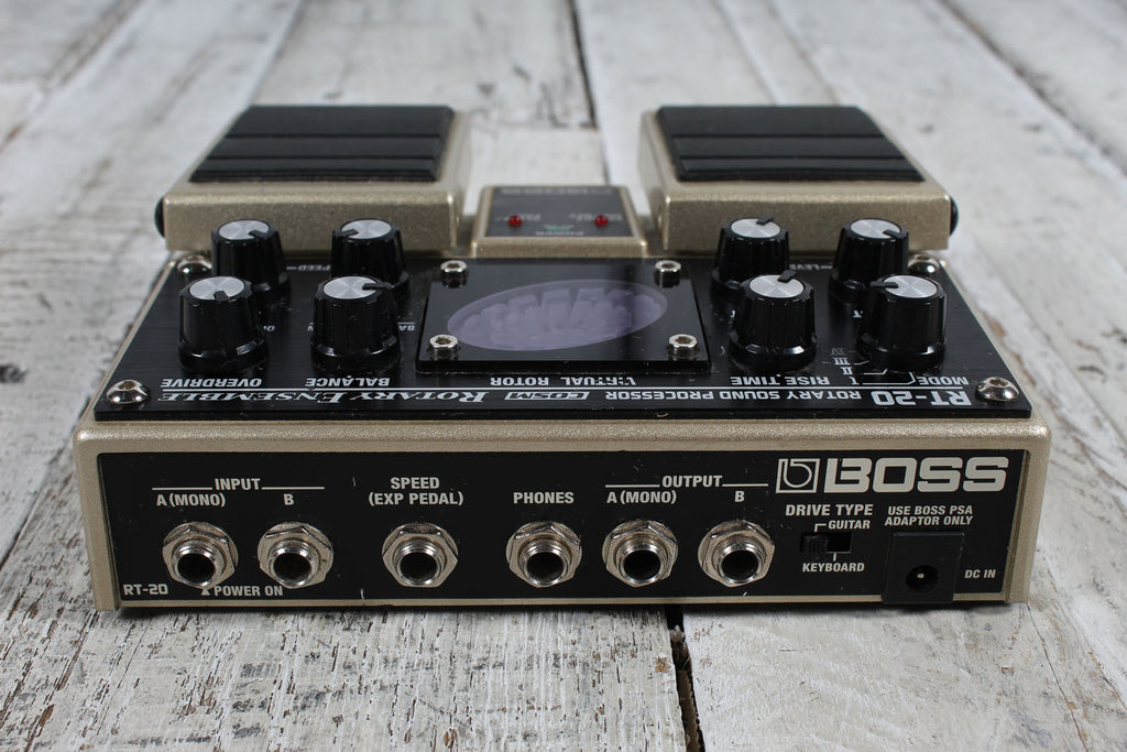 Boss RT-20 Rotary Speaker Simulator Twin Electric Guitar Effects Pedal