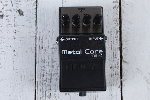 Boss ML-2 Metal Core Distortion Pedal Electric Guitar Distortion Effects Pedal