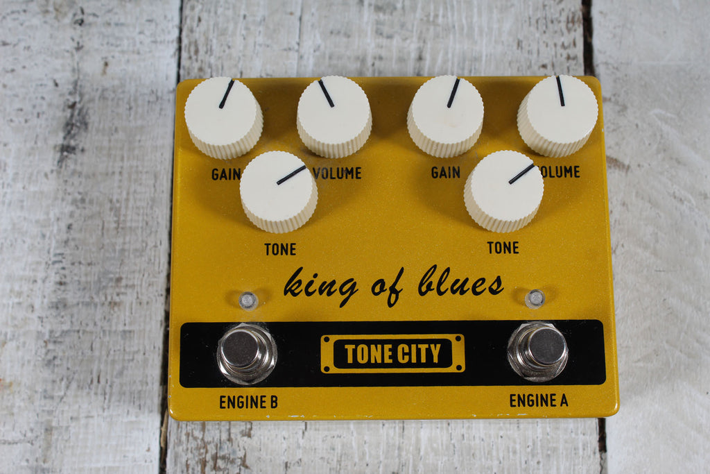 King of Blues Tone City Dual Overdrive Pedal Electric Guitar Overdrive Effects Pedal