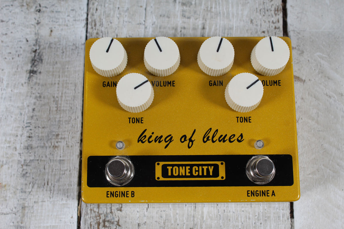King of Blues Tone City Dual Overdrive Pedal Electric Guitar Overdrive Effects Pedal
