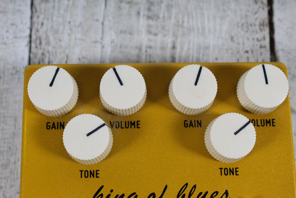 King of Blues Tone City Dual Overdrive Pedal Electric Guitar Overdrive Effects Pedal
