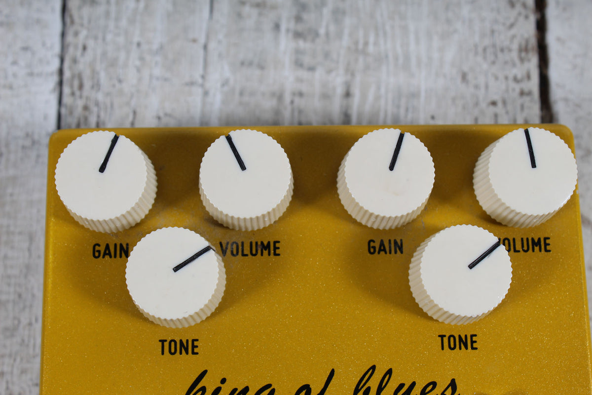 King of Blues Tone City Dual Overdrive Pedal Electric Guitar Overdrive Effects Pedal