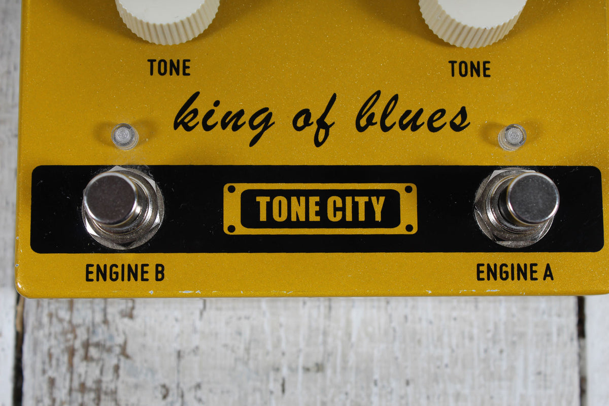 King of Blues Tone City Dual Overdrive Pedal Electric Guitar Overdrive Effects Pedal