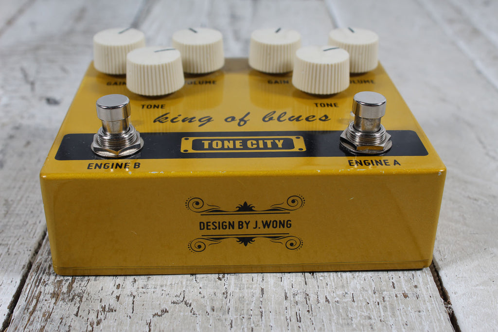 King of Blues Tone City Dual Overdrive Pedal Electric Guitar Overdrive Effects Pedal