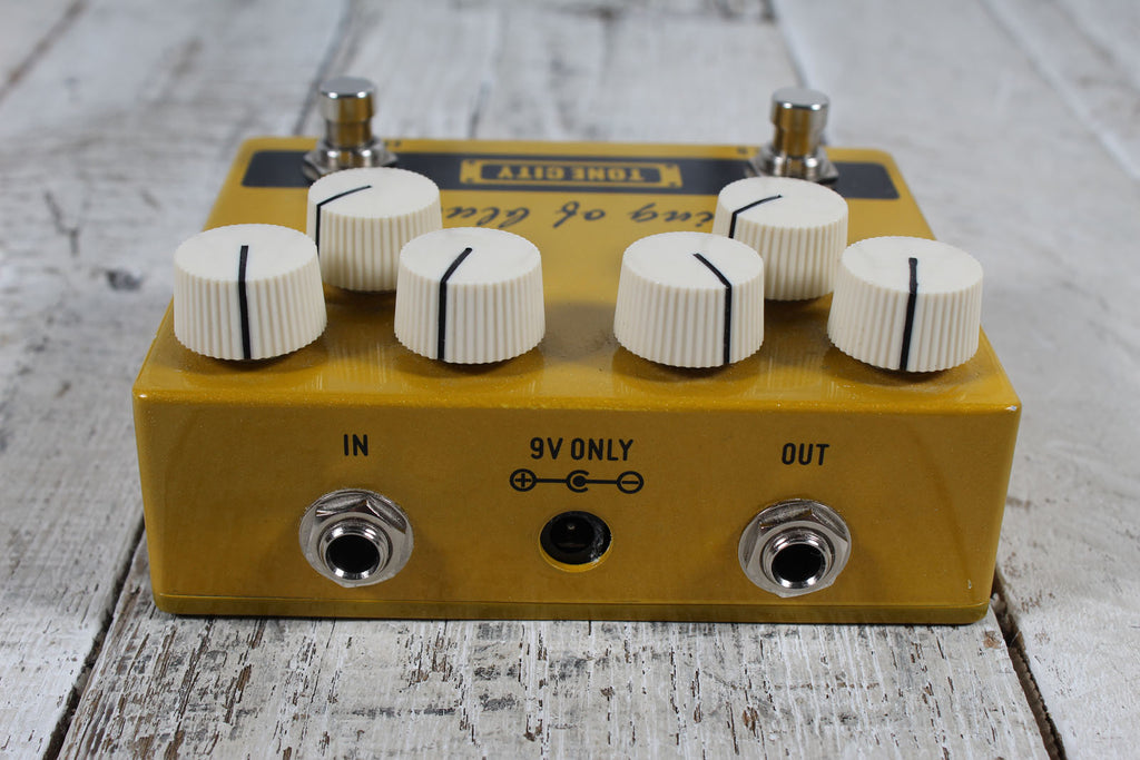 King of Blues Tone City Dual Overdrive Pedal Electric Guitar Overdrive Effects Pedal