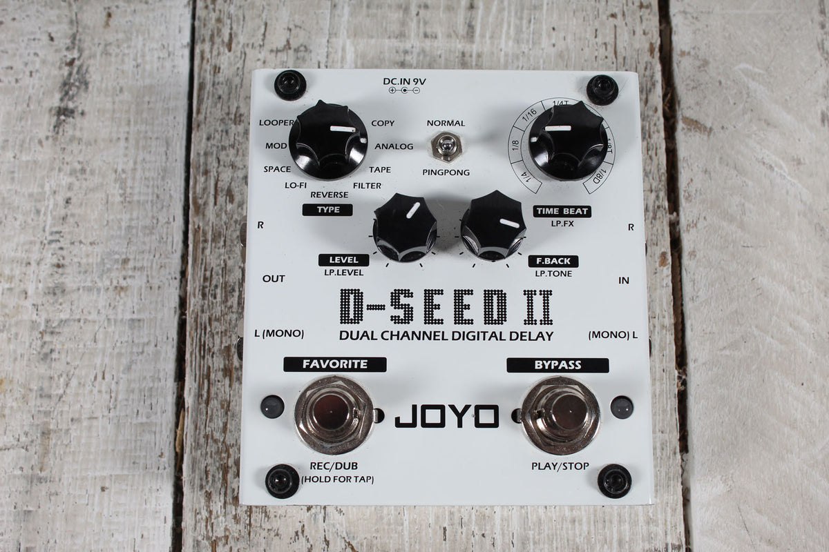 Joyo D-Seed II Stereo Delay Pedal Electric Guitar Effects Pedal