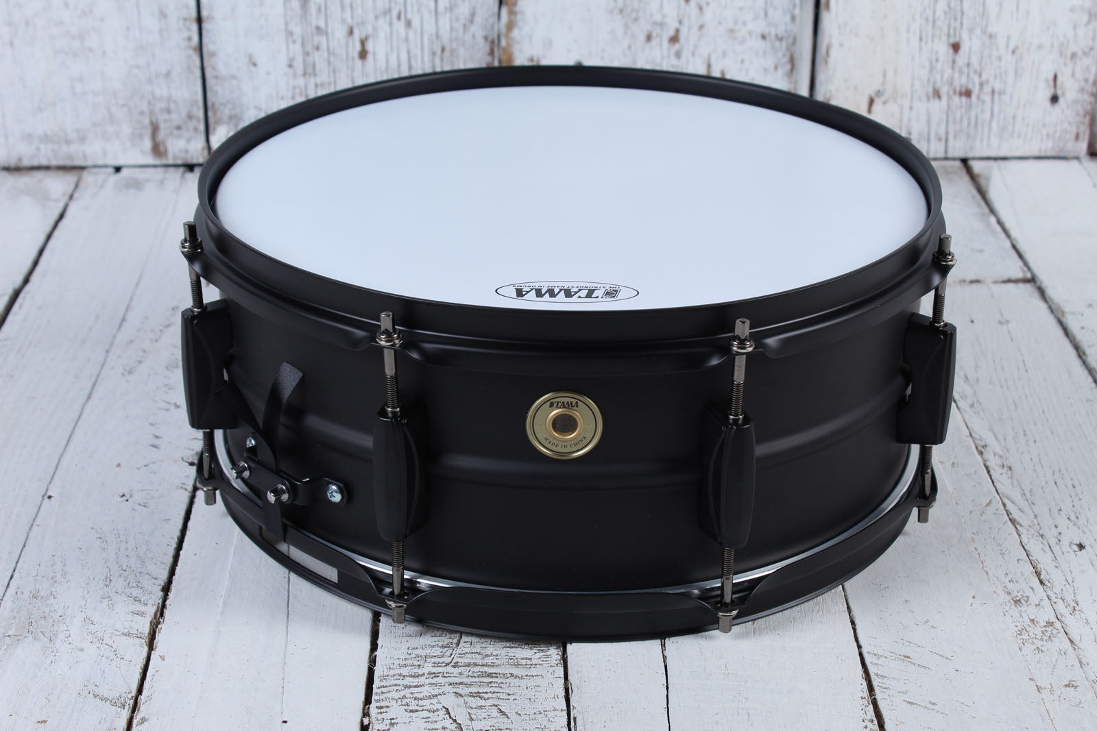 Tama Metalworks Steel Snare Drum 14 x 5.5 Snare Matte Black BST1465BK Main image