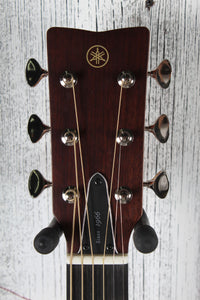 Yamaha FG5 Red Label Dreadnought Acoustic Guitar Natural with Hardshell Case