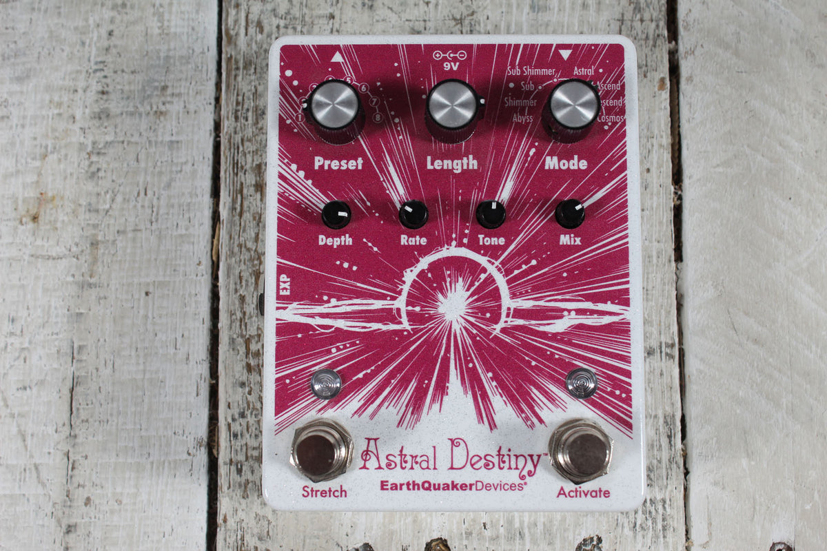 EarthQuaker Astral Destiny Reverb Pedal Electric Guitar Reverb Effects Pedal