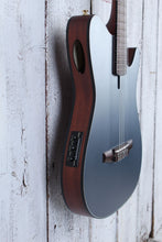 Load image into Gallery viewer, Ibanez FRH10N Thinline Nylon Acoustic Electric Guitar Indigo Blue Metallic