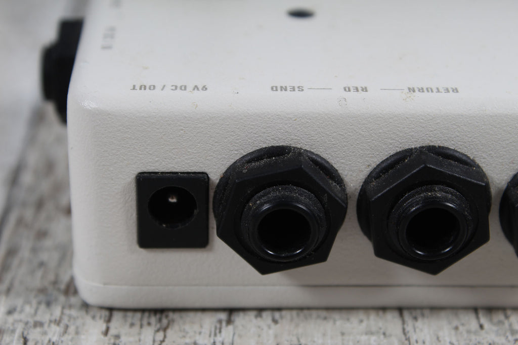 One Control Minimal Series White Loop Pedal Looper and A/B Switch Electric Guitar Effects Pedal