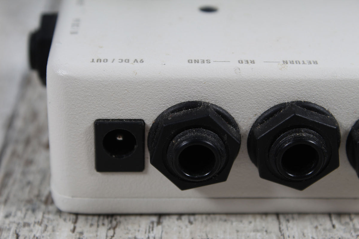 One Control Minimal Series White Loop Pedal Looper and A/B Switch Electric Guitar Effects Pedal