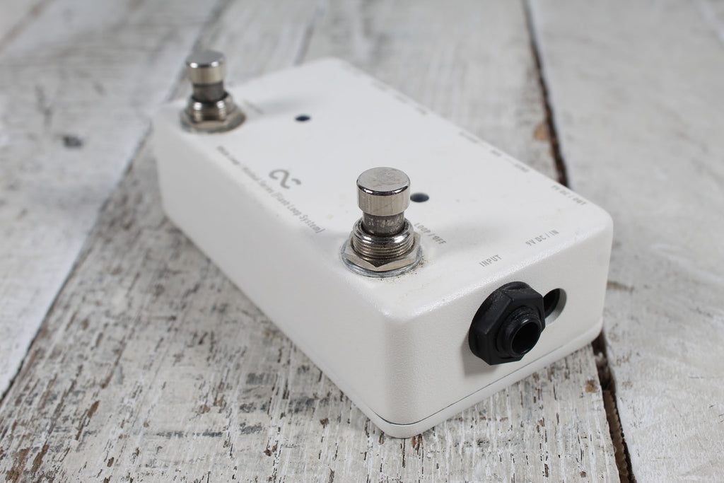 One Control Minimal Series White Loop Pedal Looper and A/B Switch Electric Guitar Effects Pedal