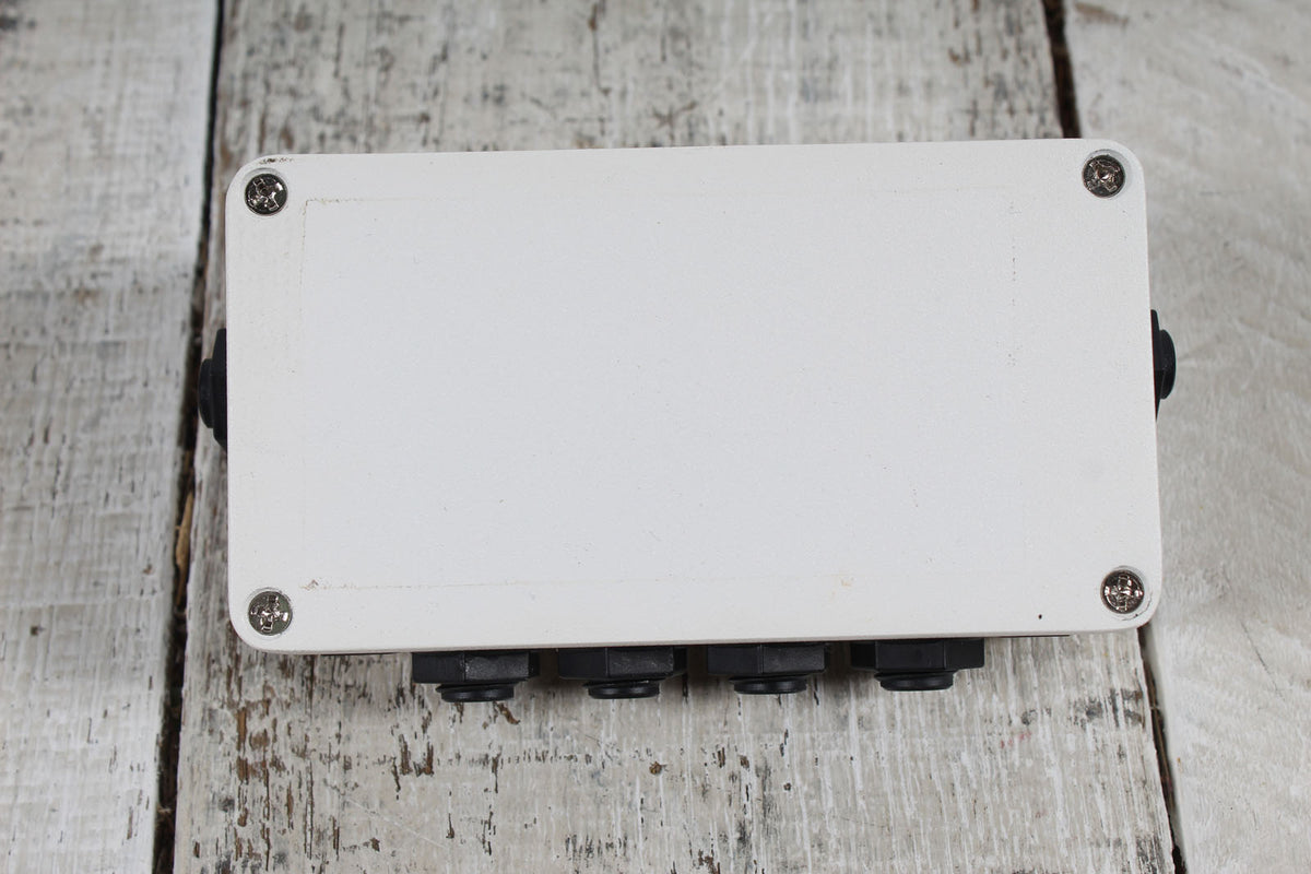 One Control Minimal Series White Loop Pedal Looper and A/B Switch Electric Guitar Effects Pedal