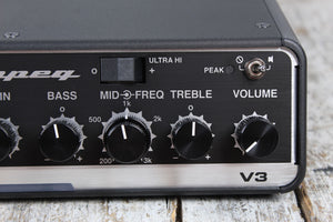 Ampeg Venture V3 Electric Bass Guitar Amplifier Head 300 Watt Bass Amp Head