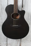 Yamaha APX600M Thinline Cutaway Acoustic Electric Guitar Smokey Black Finish