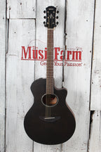 Yamaha APX600M Thinline Cutaway Acoustic Electric Guitar Smokey Black Finish