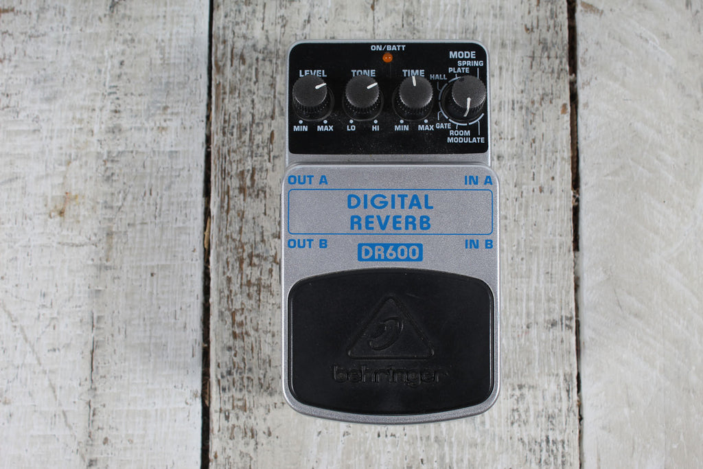 Behringer DR600 Digital Reverb Effects Pedal Electric Guitar Reverb Effects Pedal
