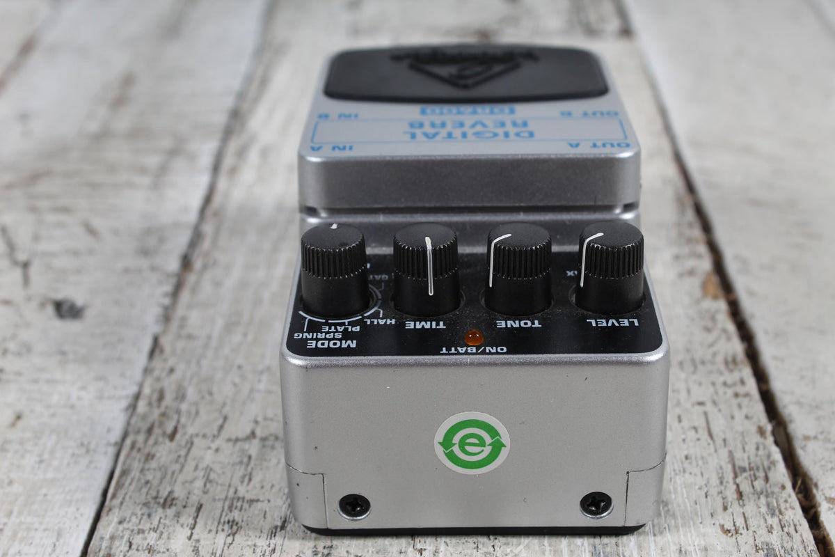 Behringer DR600 Digital Reverb Effects Pedal Electric Guitar Reverb Effects Pedal